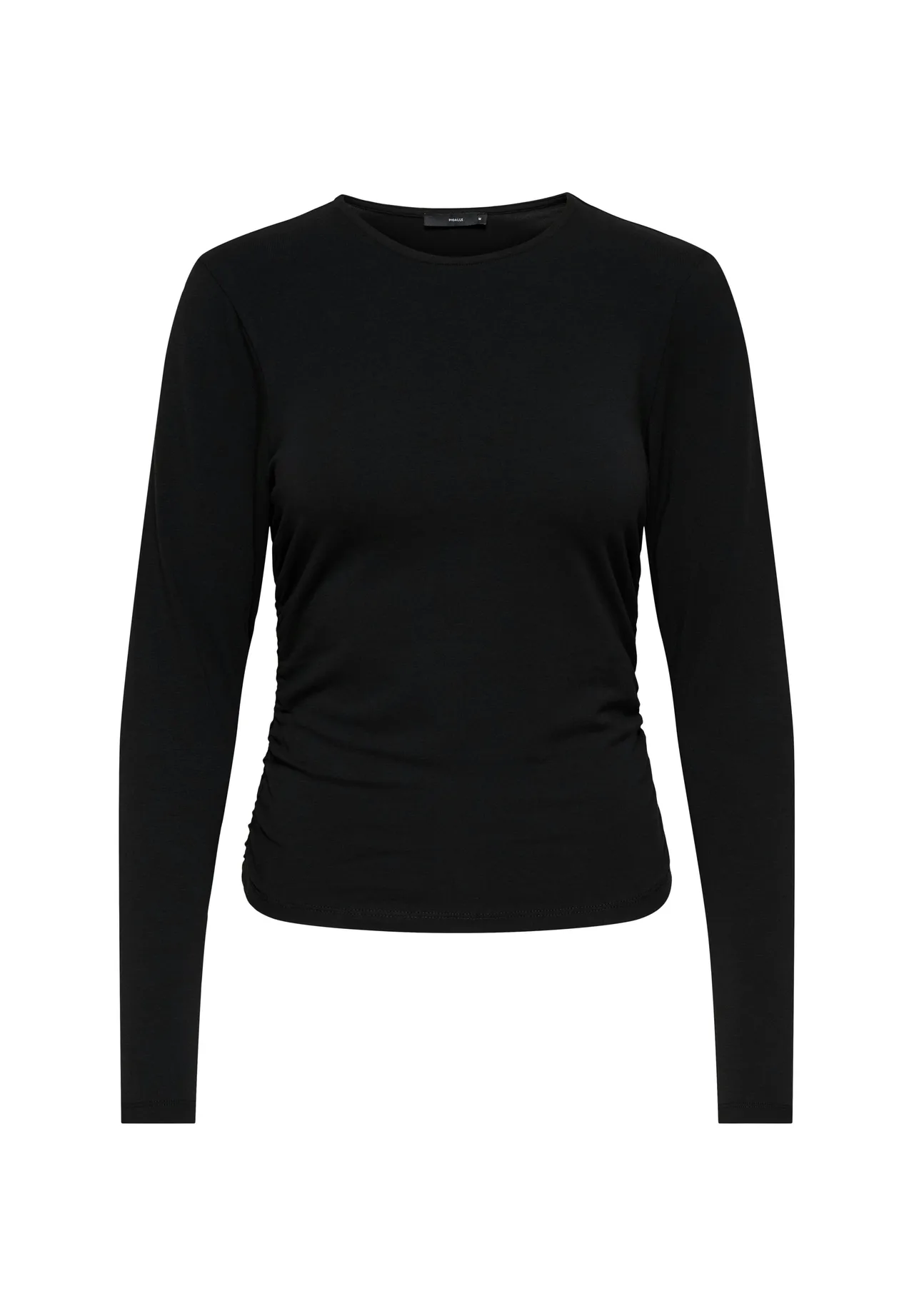 Langarmshirt mit seitlichen Raffungen