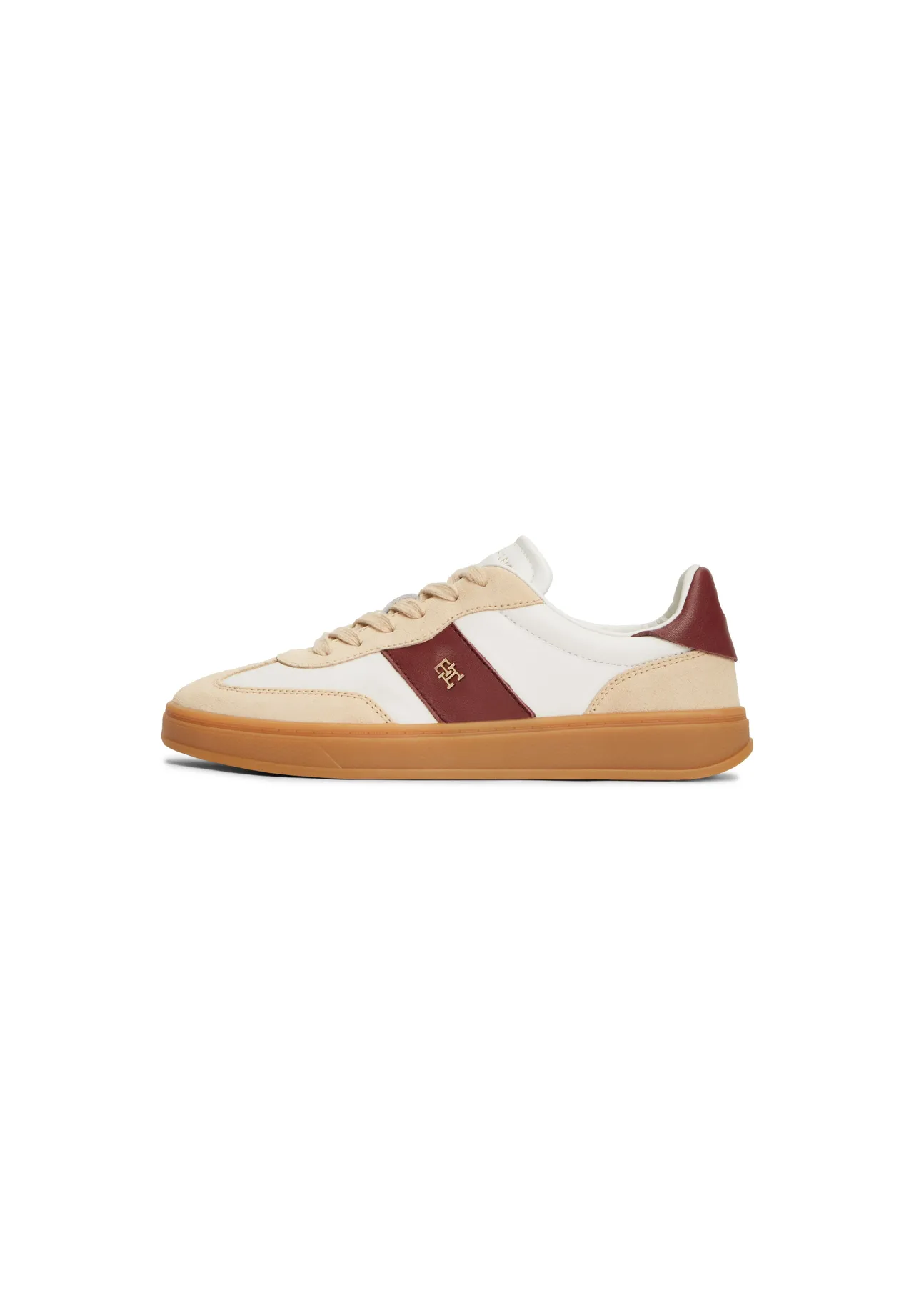 Klassischer Leder-Court-Sneaker