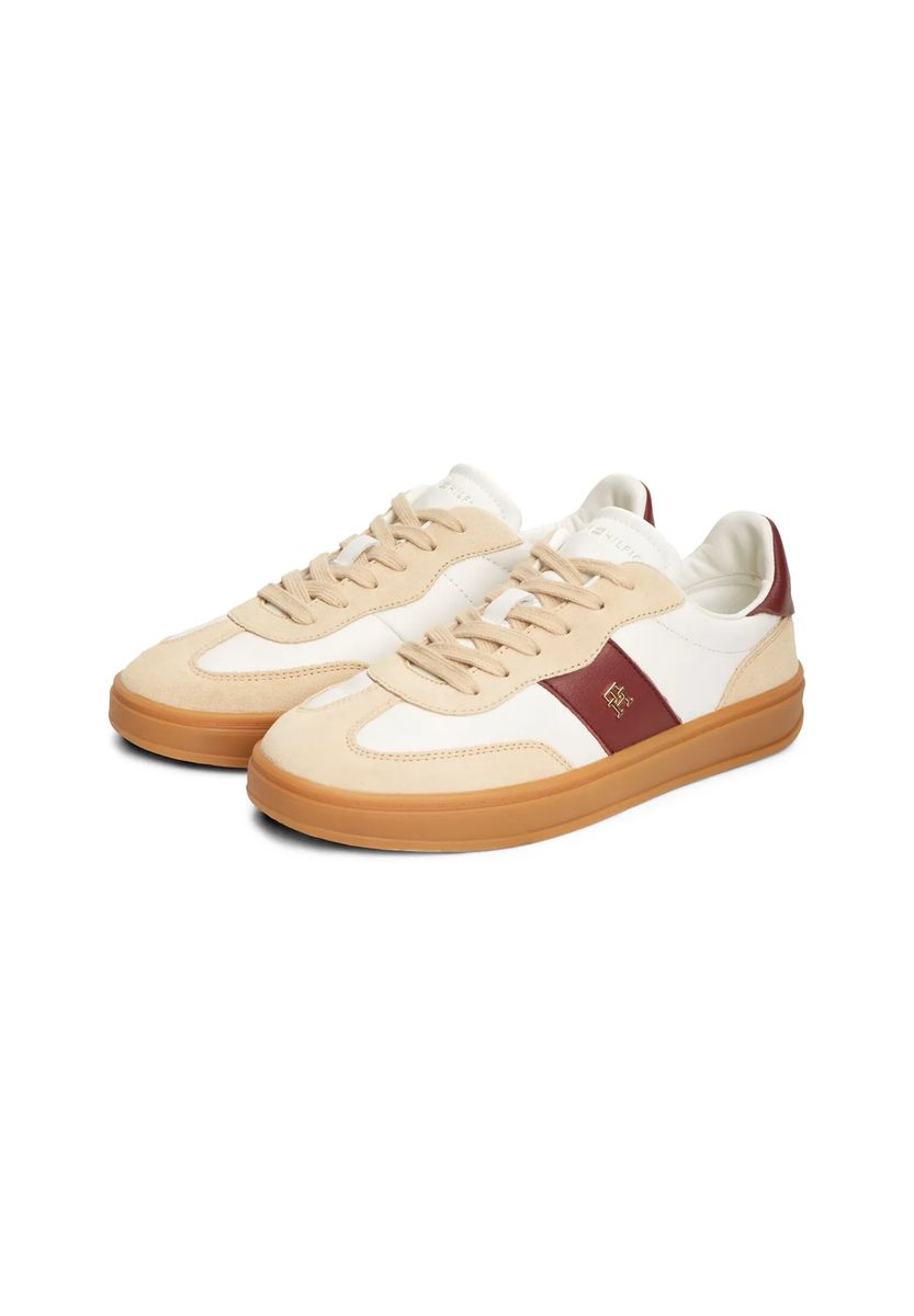 Klassischer Leder-Court-Sneaker