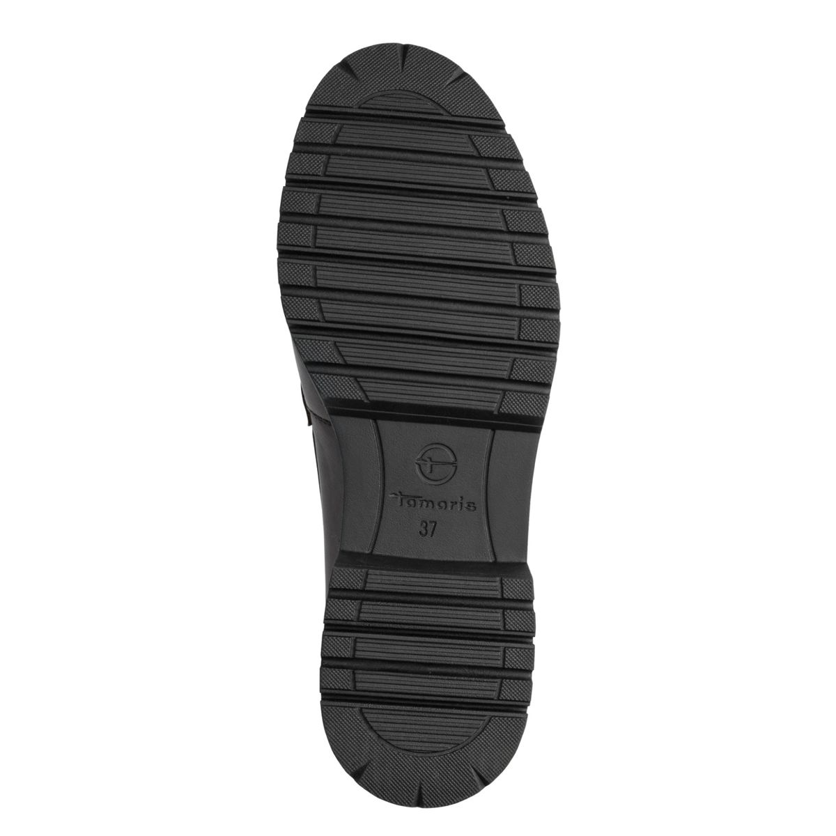 Chunky Leder-Loafer mit Schnalle