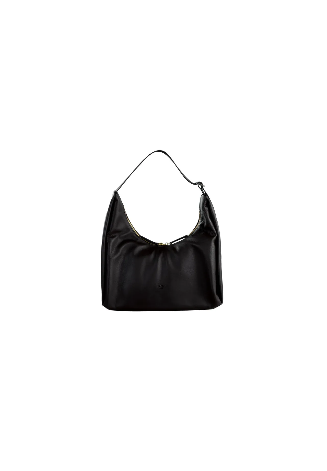 Elegante Beuteltasche aus Leder