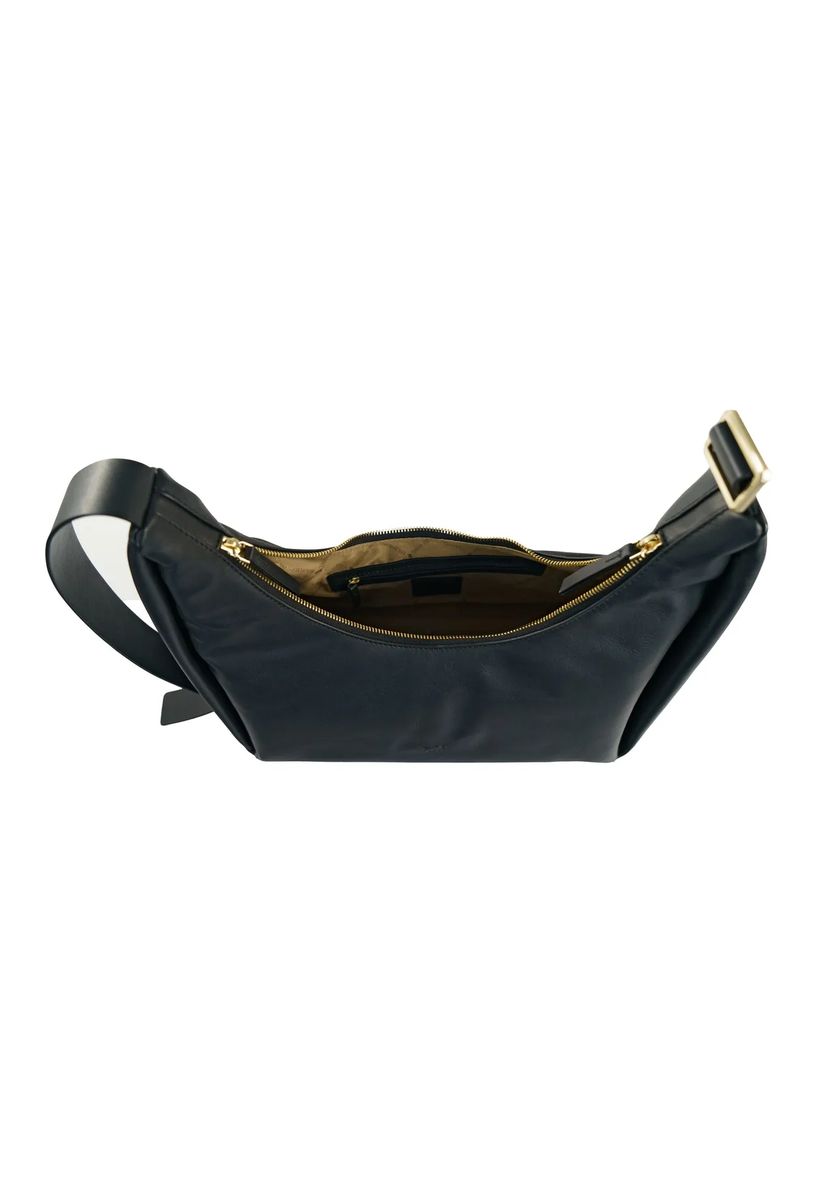 Elegante Beuteltasche aus Leder
