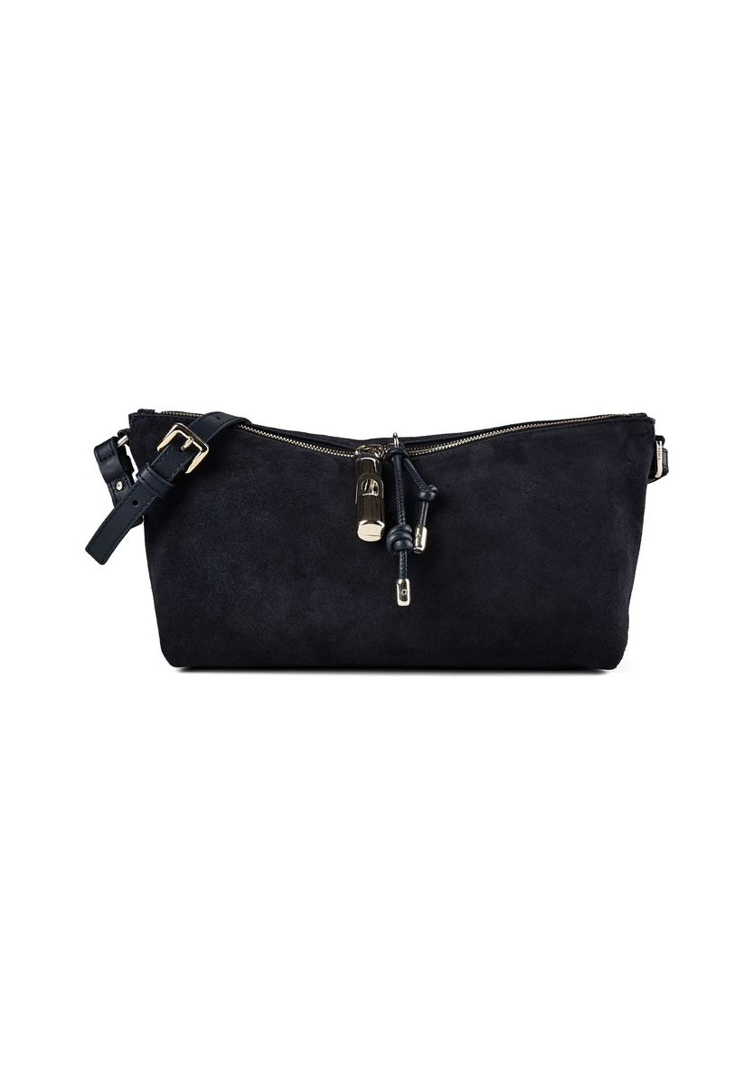 Elegante Schultertasche aus Wildleder