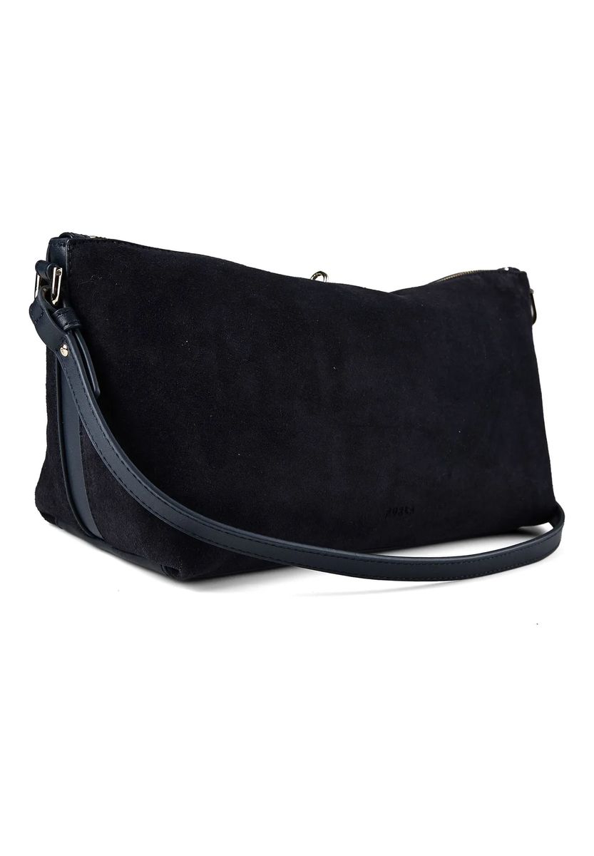 Elegante Schultertasche aus Wildleder