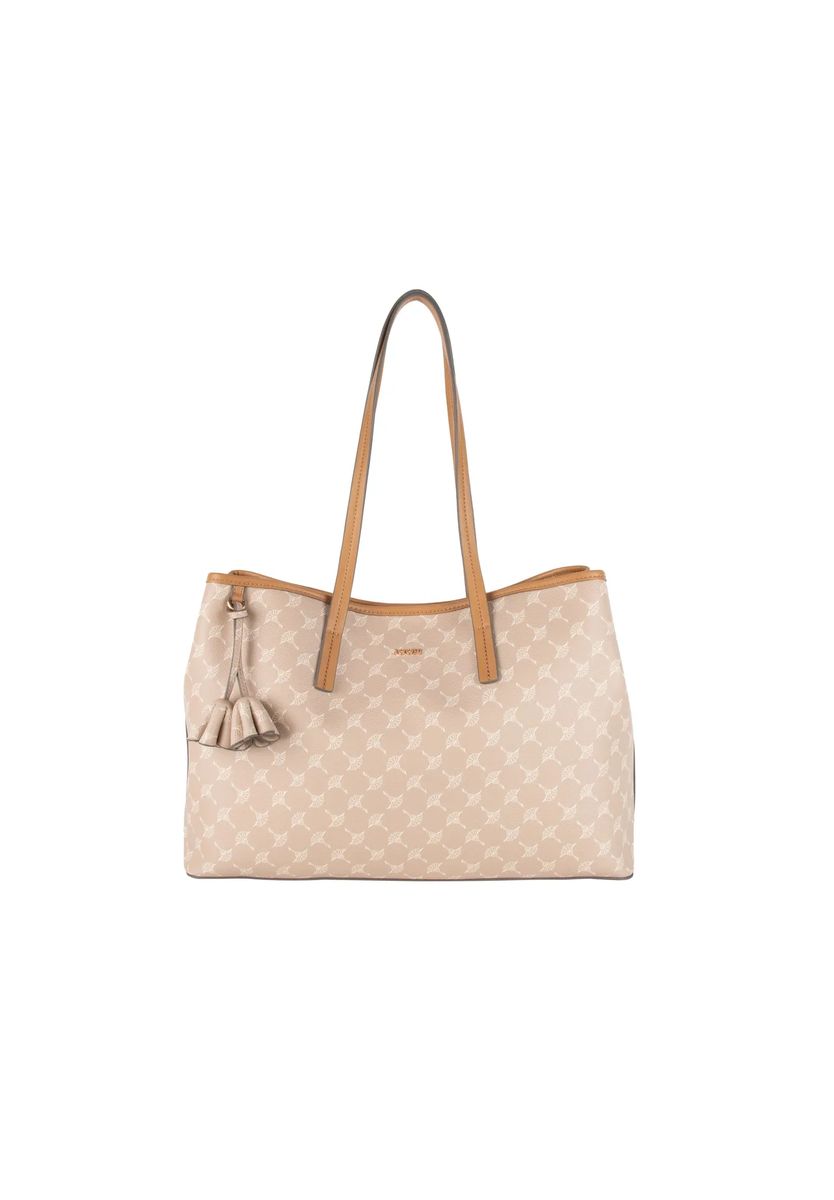 Eleganter Monogramm-Shopper mit Quastenanhänger