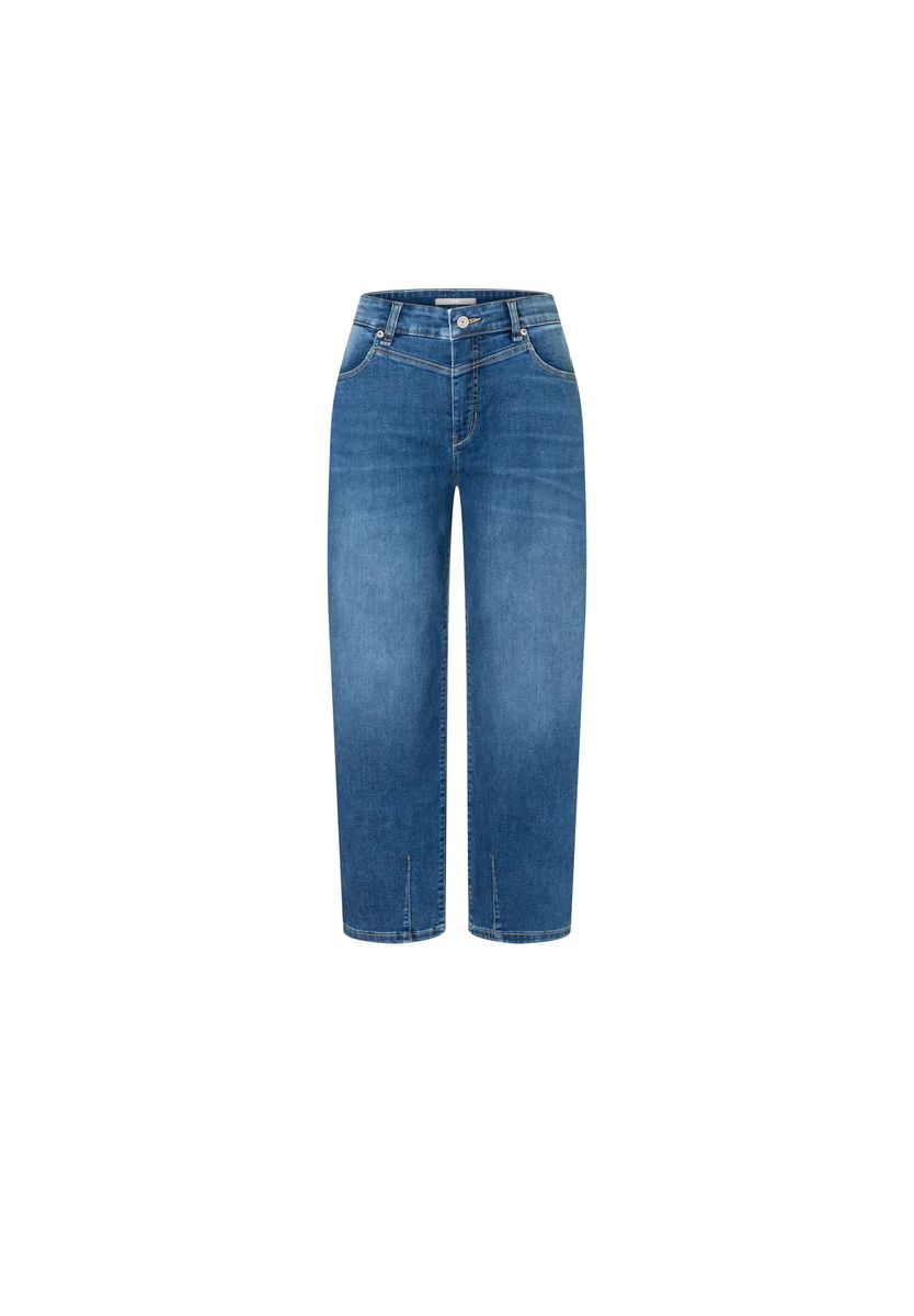 Moderne Barrel-Leg Stretch-Jeans