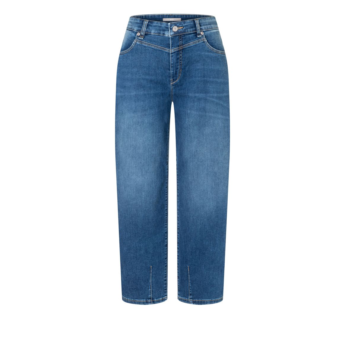 Moderne Barrel-Leg Stretch-Jeans