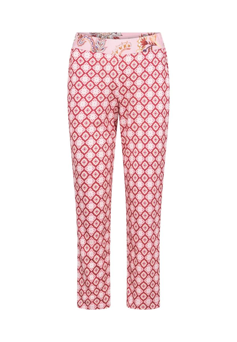 Loungewear-Hose mit geometrischem Muster
