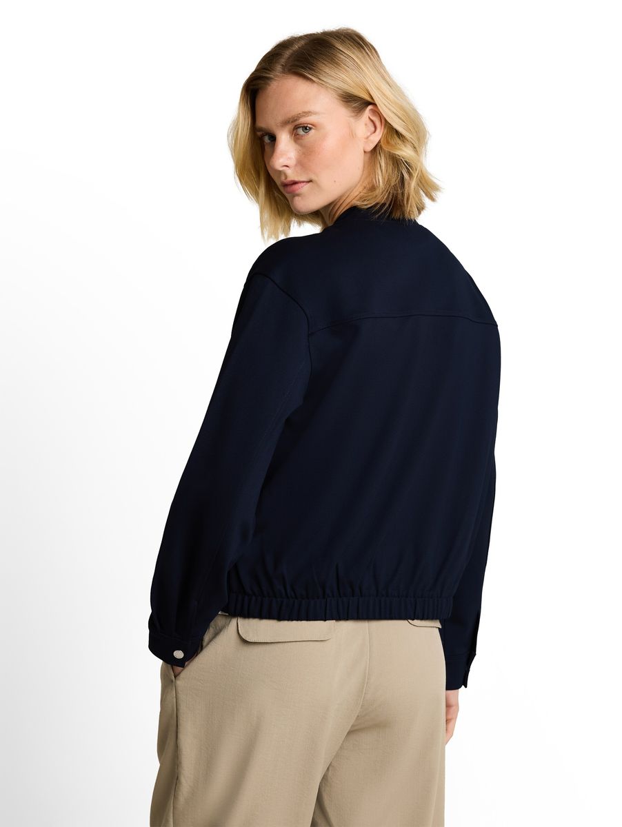 Minimalistische Blouson-Jacke mit Reißverschluss