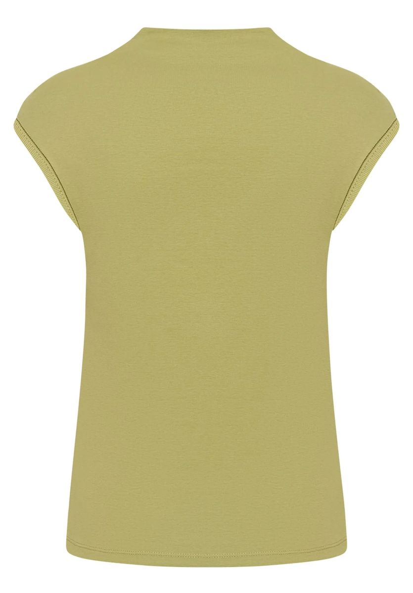 Kurzarmshirt mit modernem Stehkragen