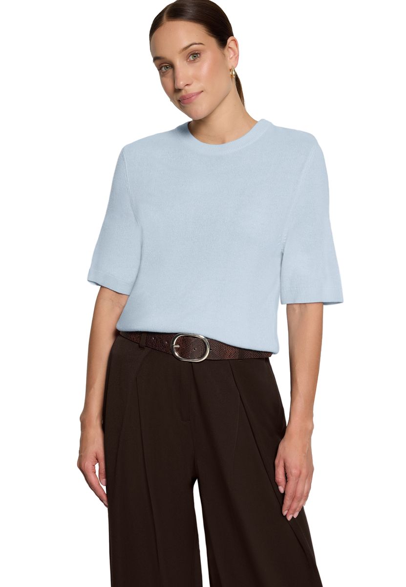 Klassisches Kurzarm-Stricktop