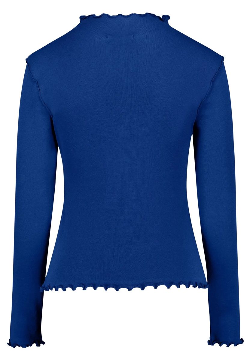 Langarmshirt mit verspielten Wellenkanten