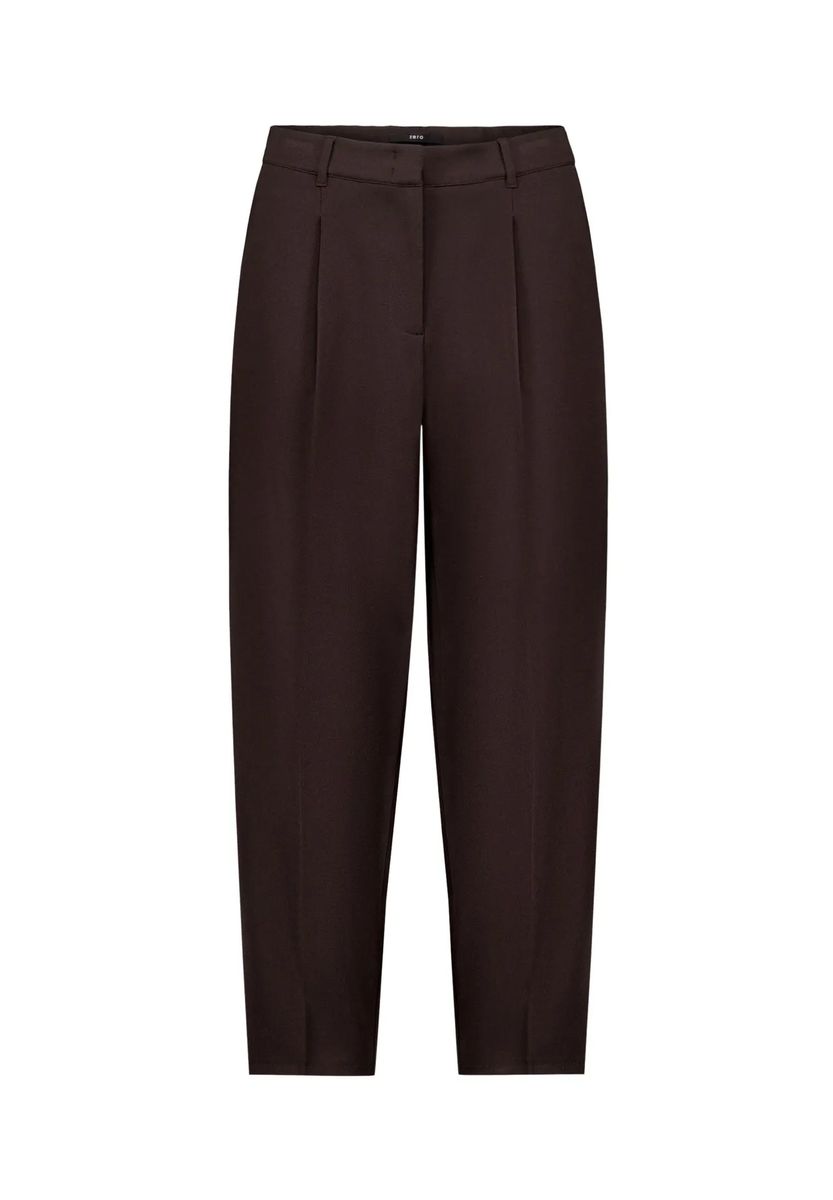 Elegante Bundfaltenhose mit hoher Taille