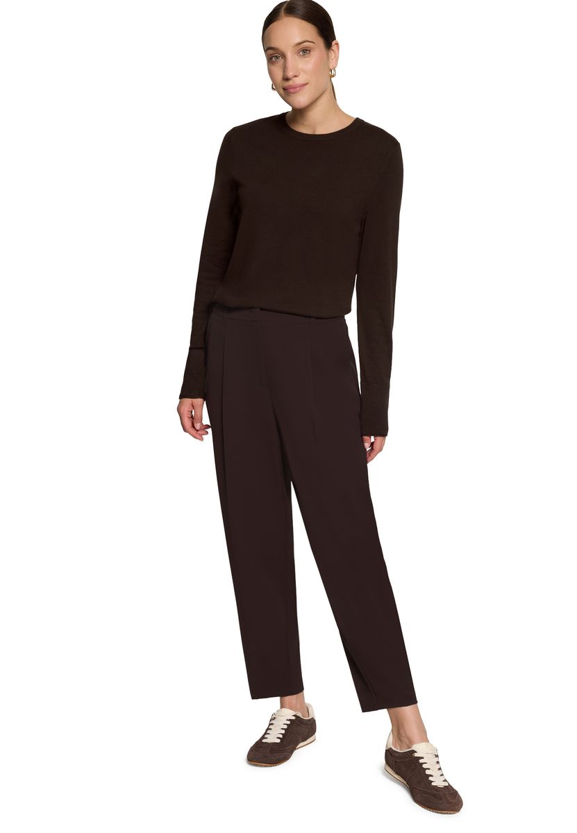 Elegante Bundfaltenhose mit hoher Taille