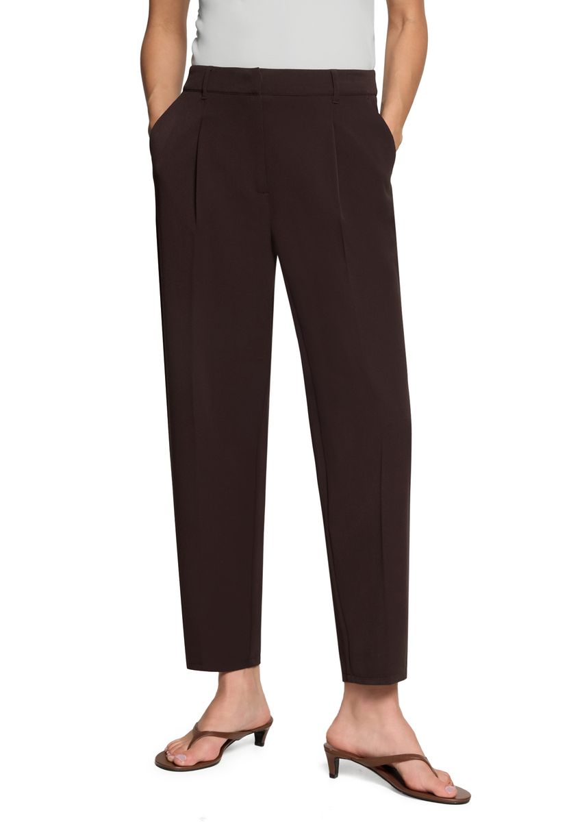 Elegante Bundfaltenhose mit hoher Taille