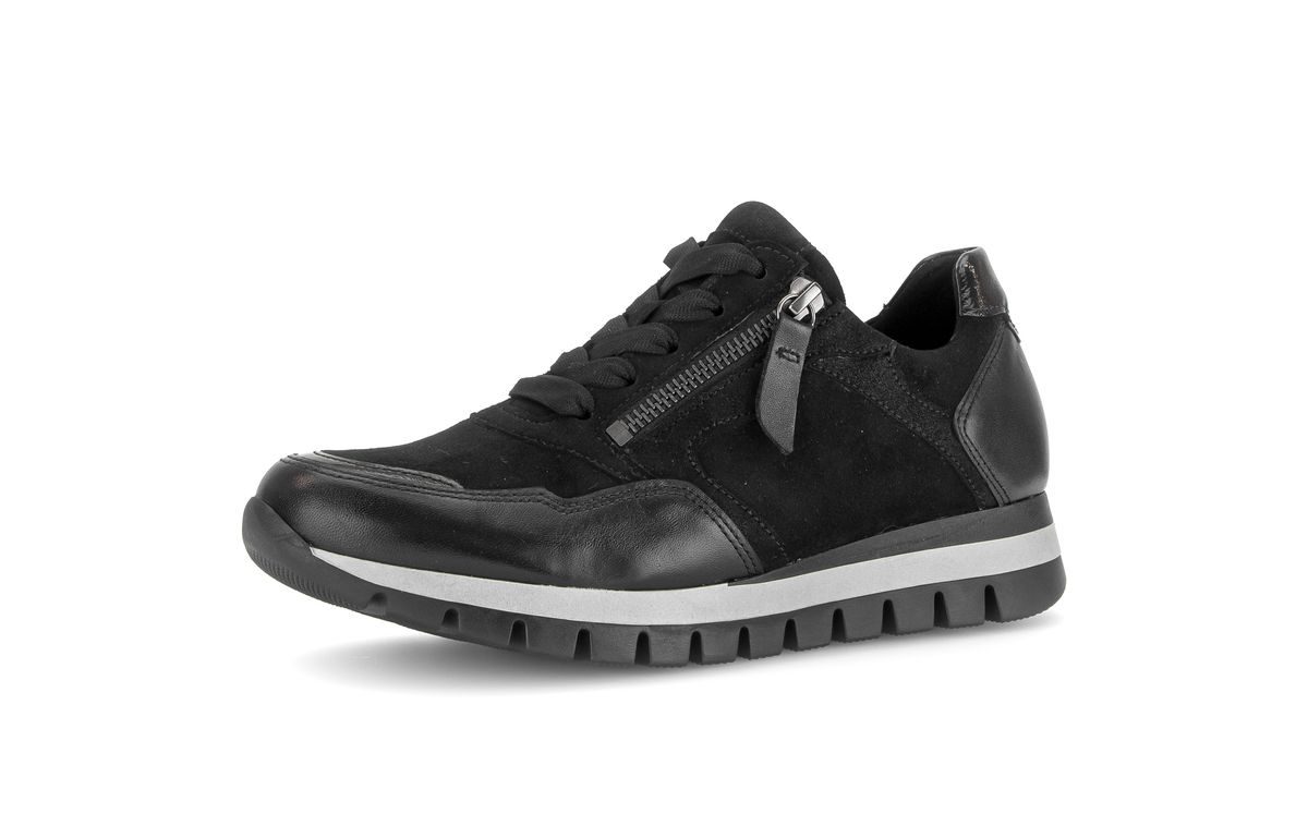 Low-Top Sneaker mit seitlichem Reißverschluss