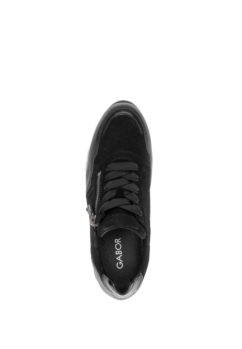Low-Top Sneaker mit seitlichem Reißverschluss