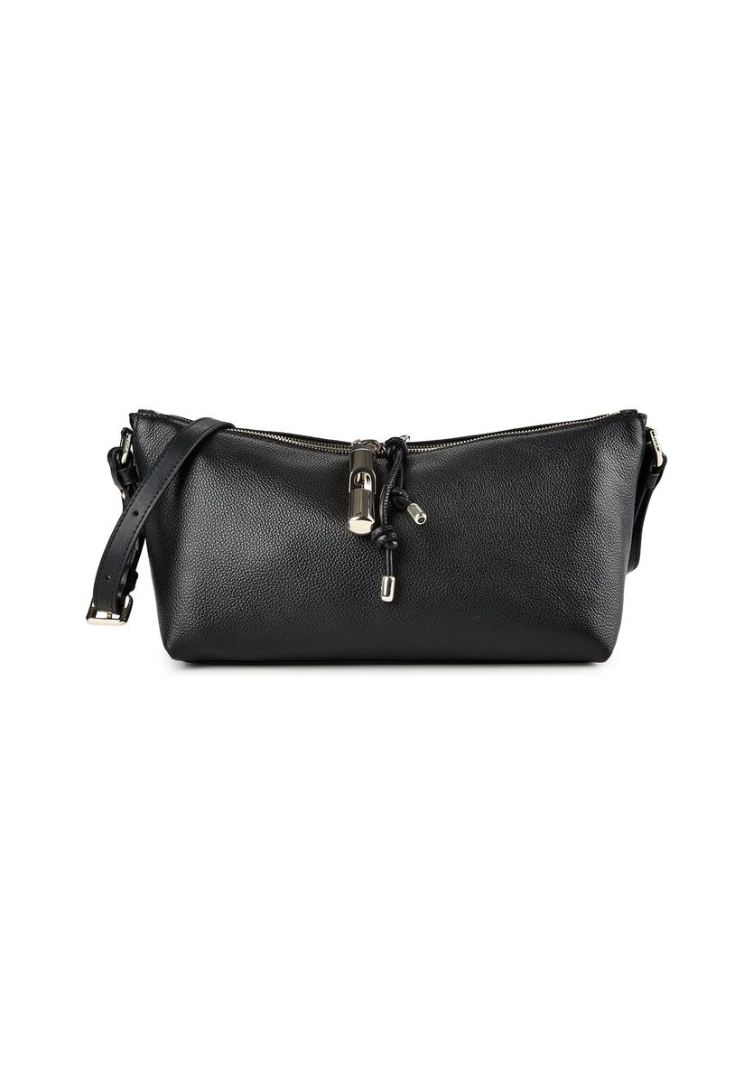 Debby Schultertasche aus genarbtem Leder
