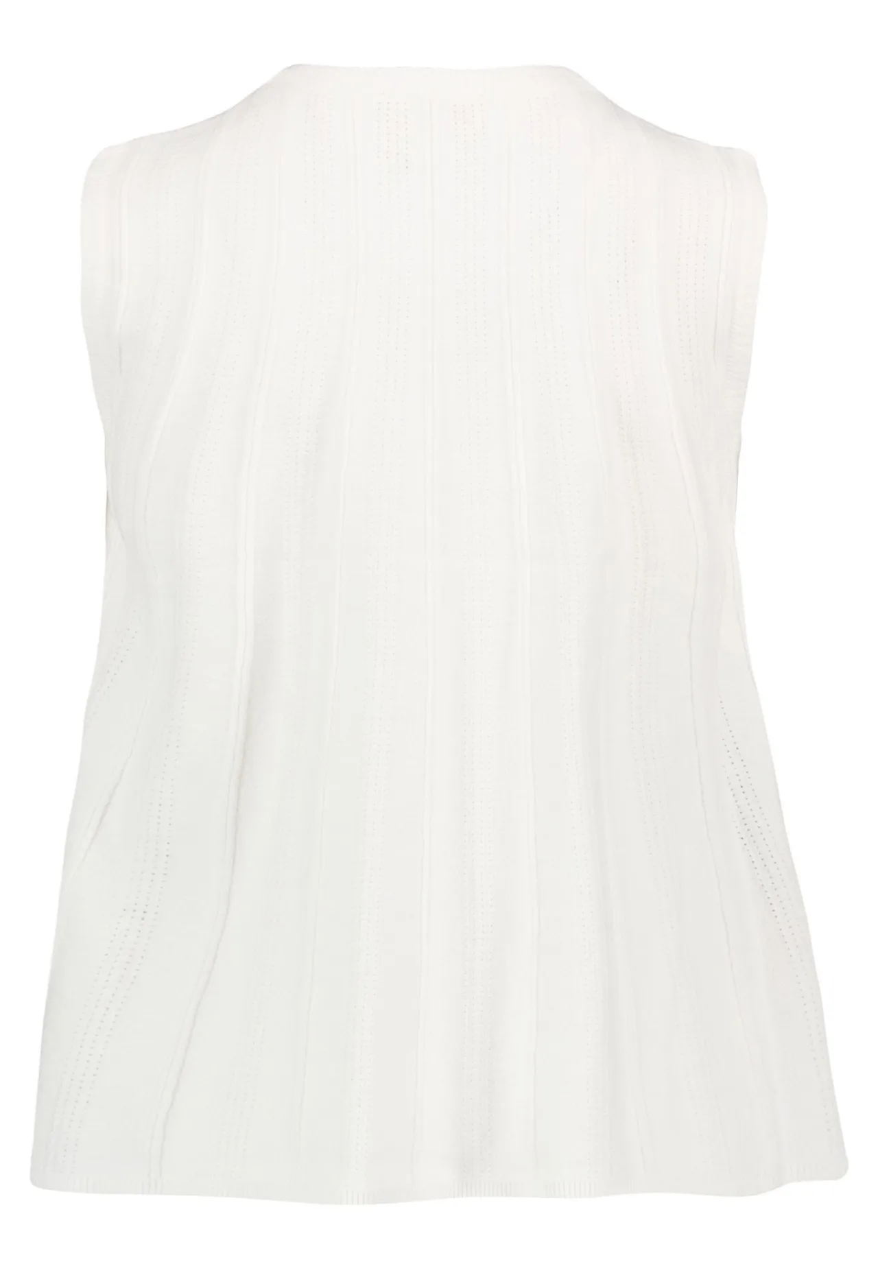 A-Linien-Stricktop mit Ajourmuster
