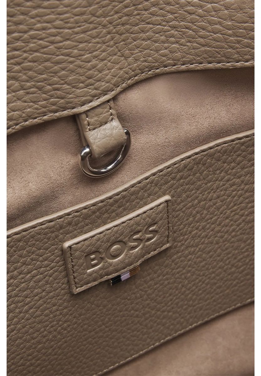 Gekörnte Shopper-Tasche aus Kunstleder