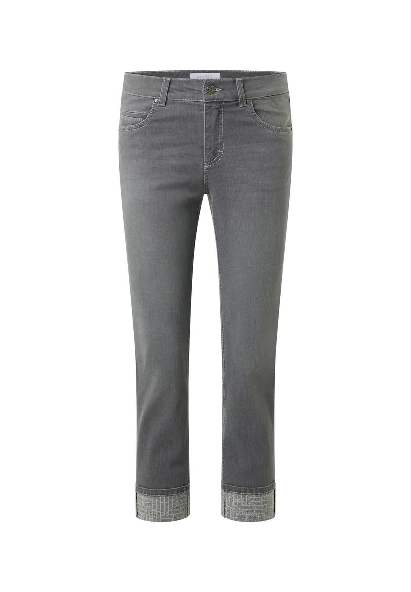 Gerade geschnittene 7/8-Denim-Basics