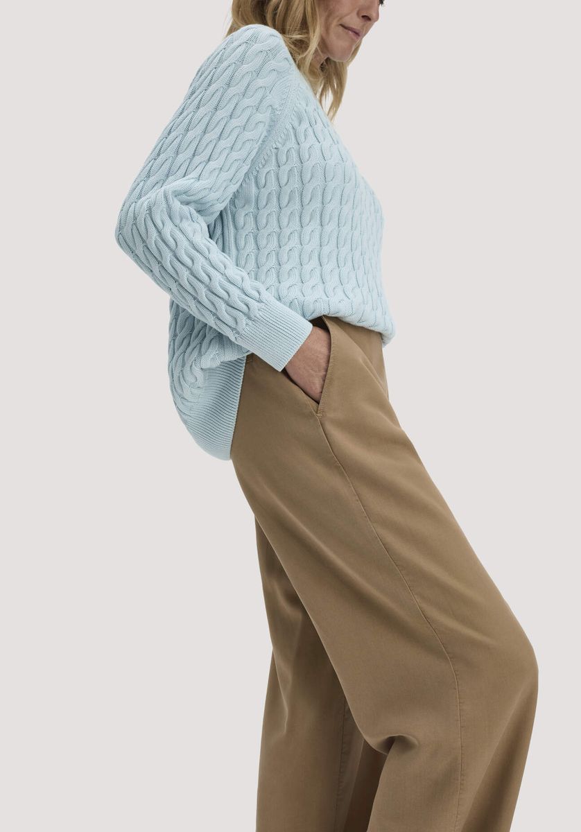 Fließende Wide-Leg-Hose aus Tencel