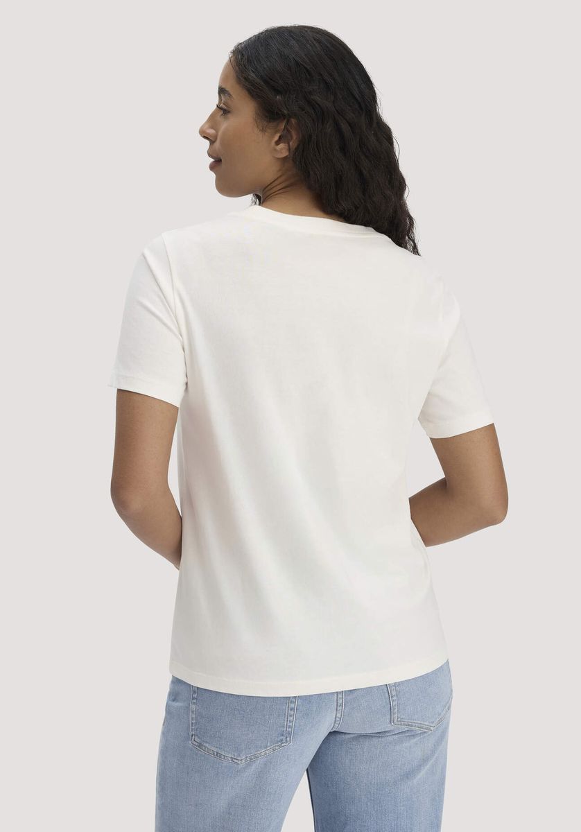 Lockeres Bio-Baumwoll-Shirt mit Stickerei