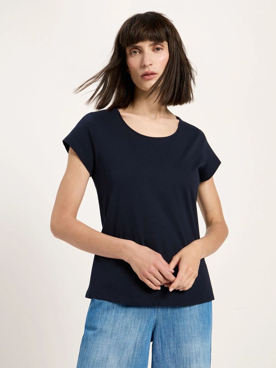 Essentielles Kurzarm-T-Shirt aus Bio-Baumwolle