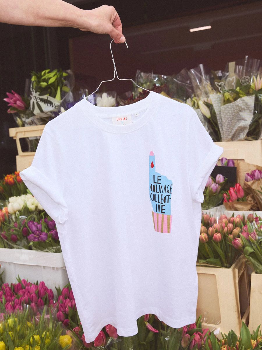 Statement-T-Shirt aus Bio-Baumwolle