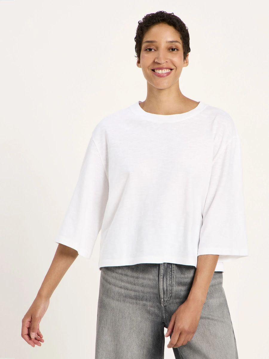 Minimalistisches Oversized-T-Shirt aus Bio-Baumwolle