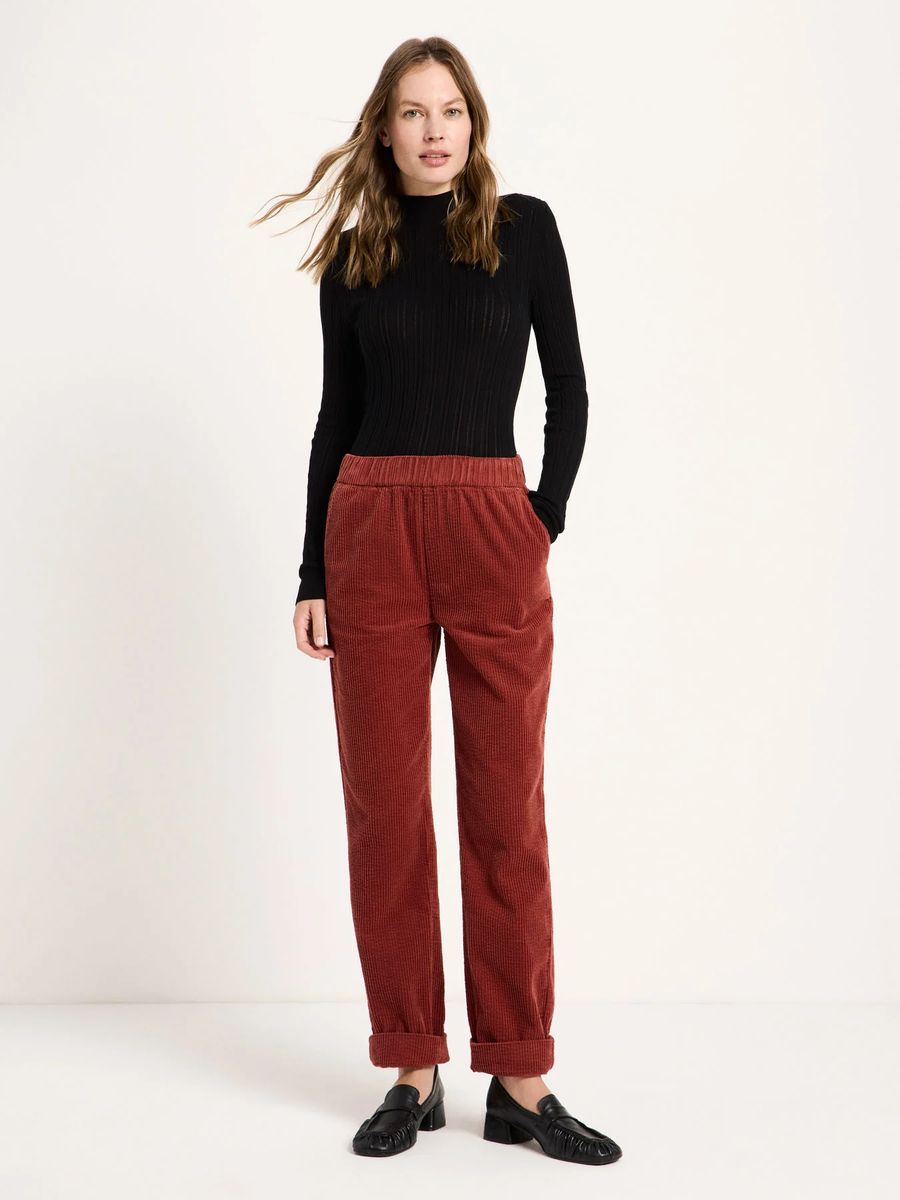 Lockere Cordhose aus Bio-Baumwolle