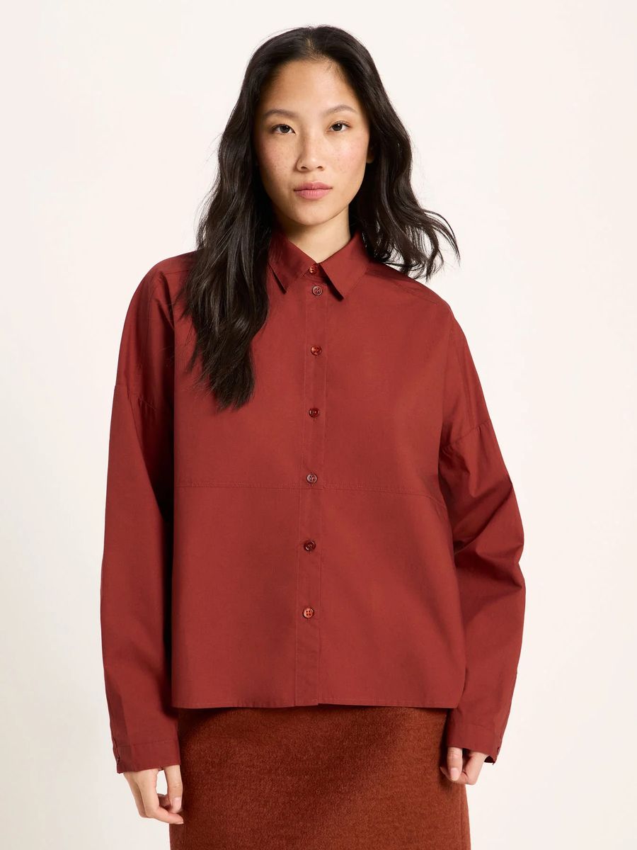 Hemdbluse aus Bio-Baumwolle