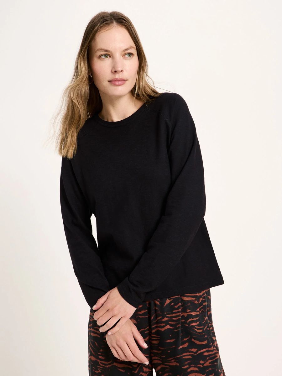 Essentielles Raglan-Shirt aus Bio-Baumwolle