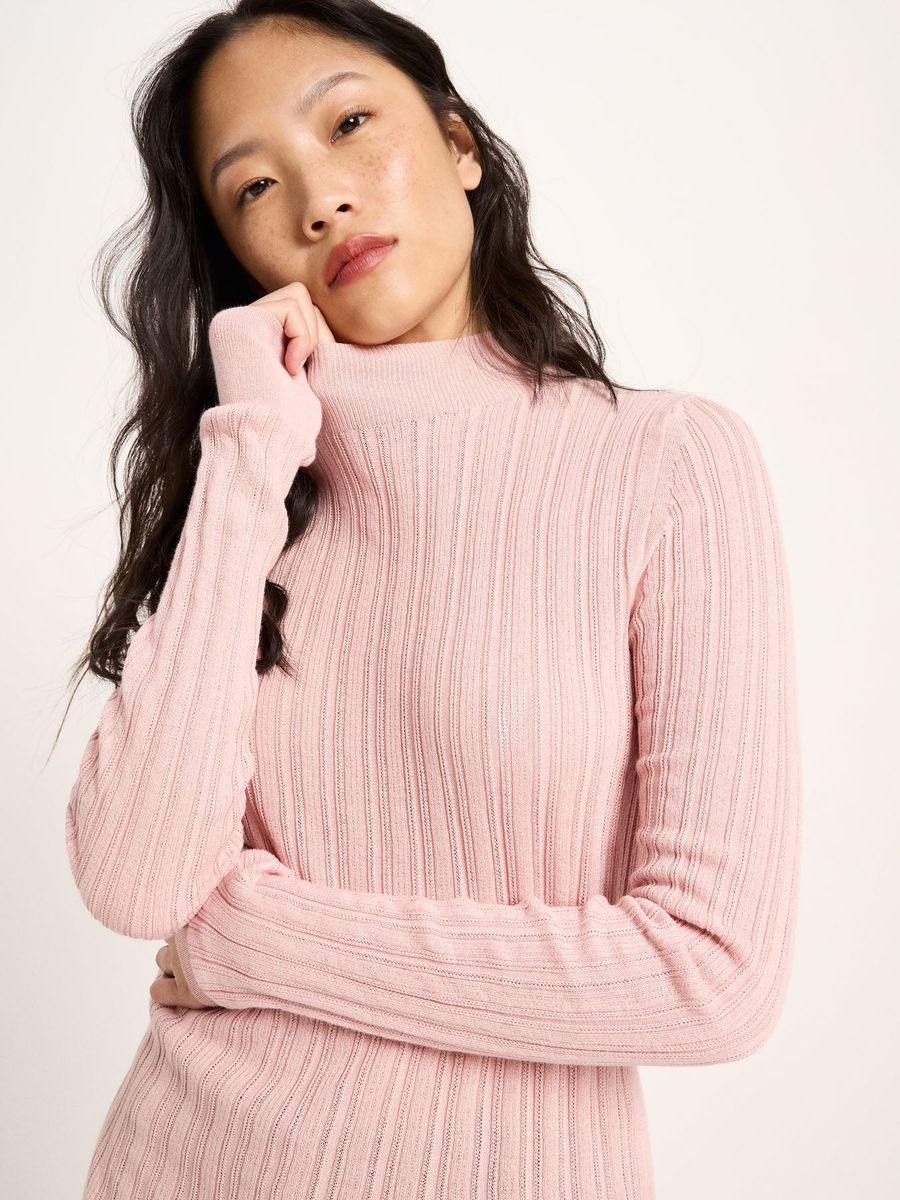 Rollkragenpullover aus Bio-Baumwolle