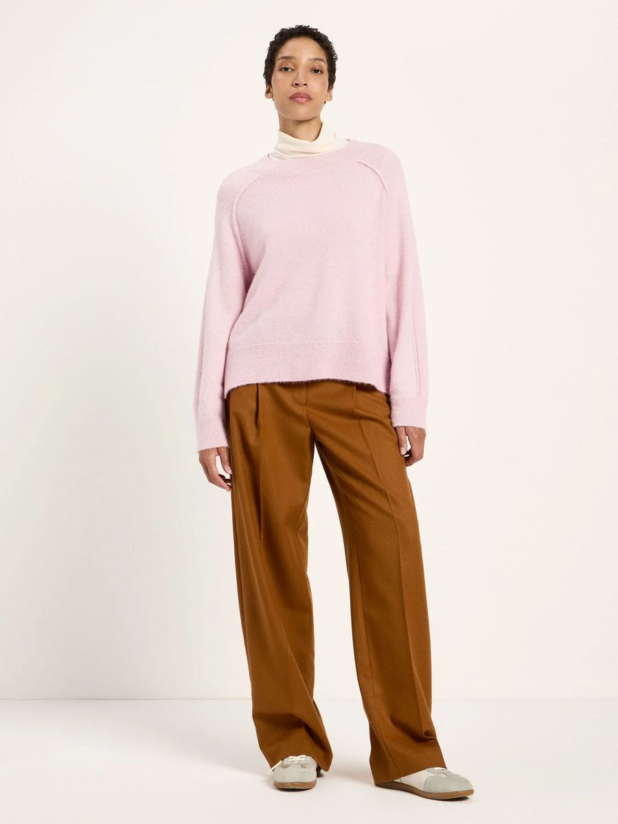 Weicher Alpaka-Mix Raglanpullover