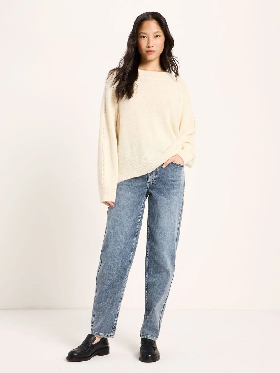 Weicher Raglanpullover aus Alpaka-Mix