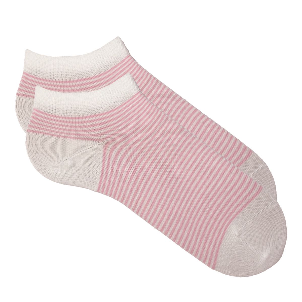Gestreifte Ankle Socks aus Bio-Baumwolle