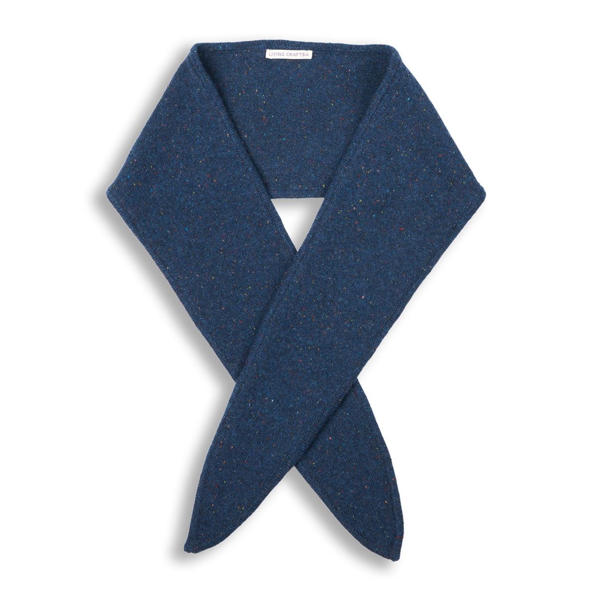 BERGEN Bio-Wollschal mit Tweed