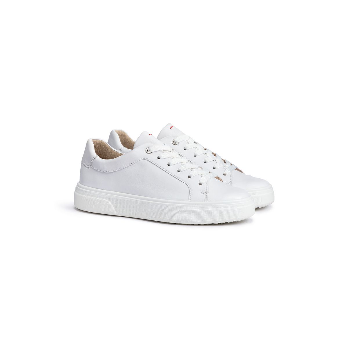 Minimalistische Low-Top Sneaker aus Glattleder