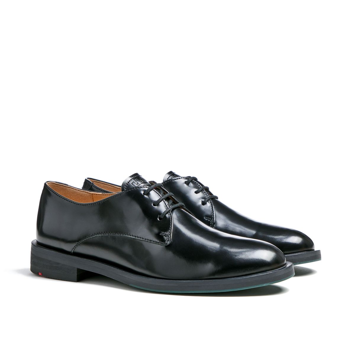 Elegante Derby-Schuhe aus Glanzleder