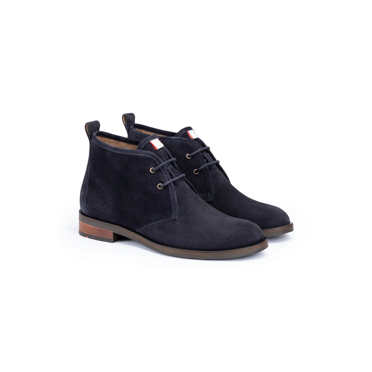 Klassische Schnür-Desert Boots aus Wildleder