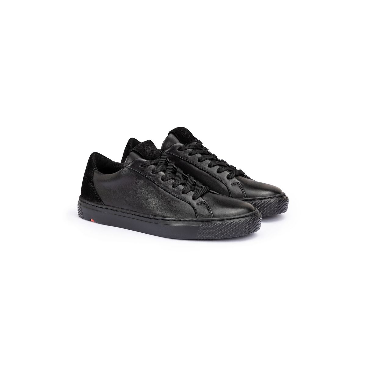 Minimalistische Leder- und Wildleder-Sneaker