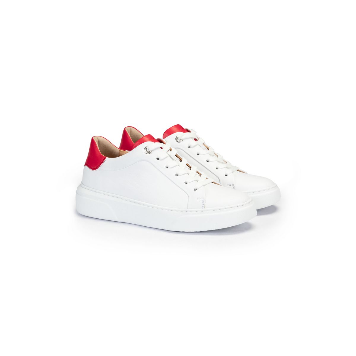 Minimalistische Glattleder-Sneaker
