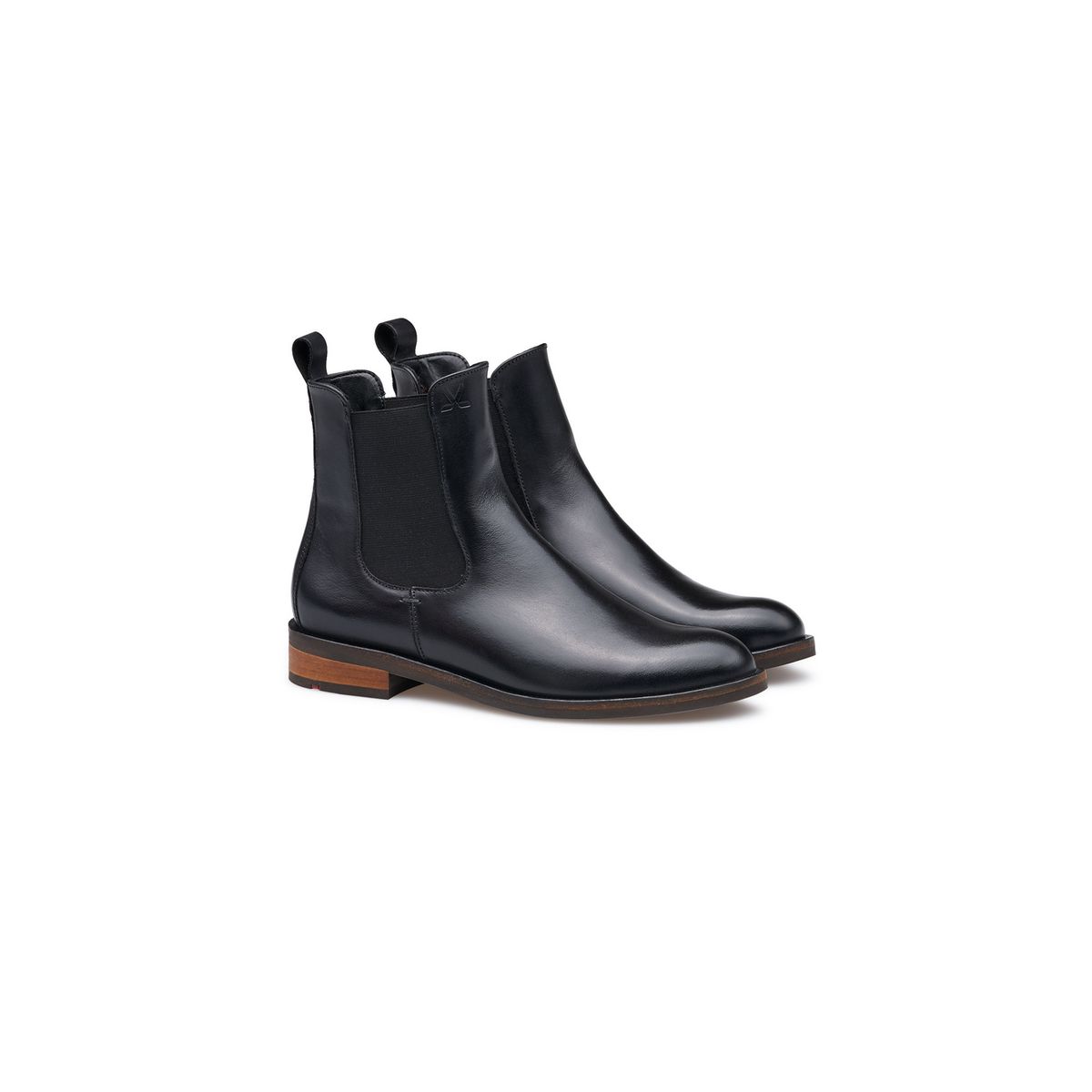 Klassische Chelsea-Boots aus Glattleder