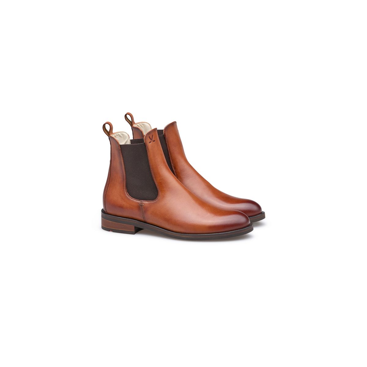 Klassische Chelsea Boots aus Glattleder