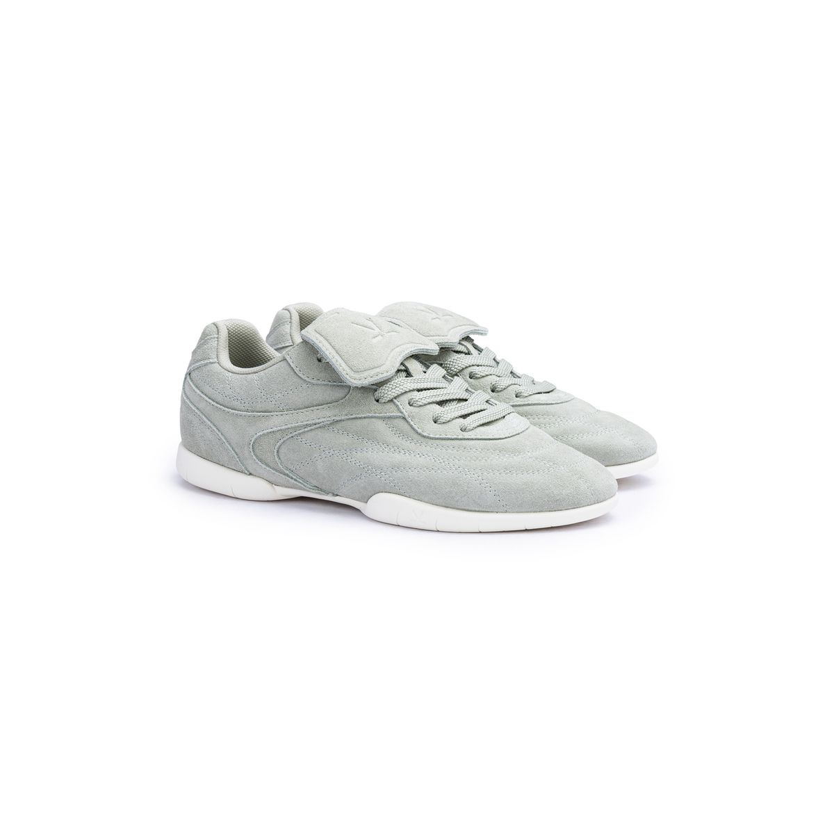 Retro-Sneaker aus Rauleder