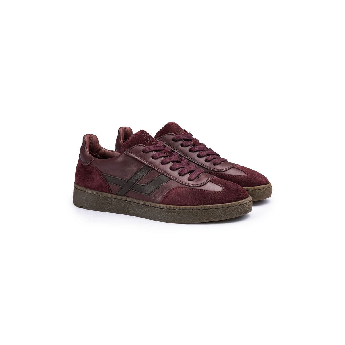 Zeitlose Sneaker aus Glatt- und Rauleder