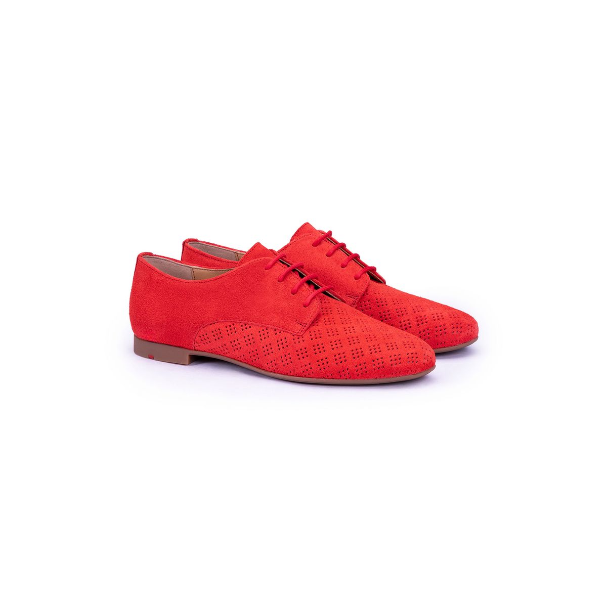 Elegante Schnürschuhe mit Lochmuster