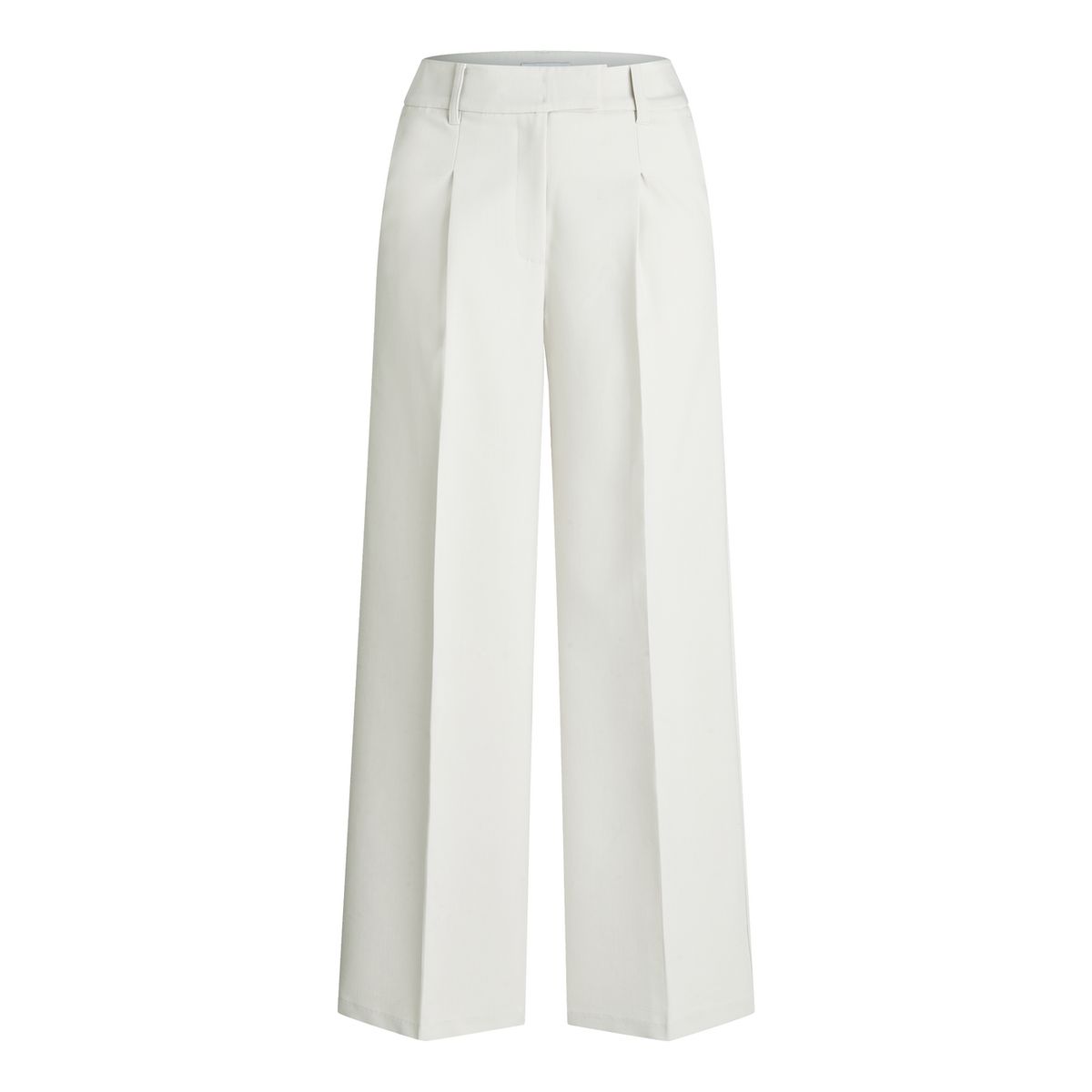 Elegante Weit Geschnittene Stoffhose