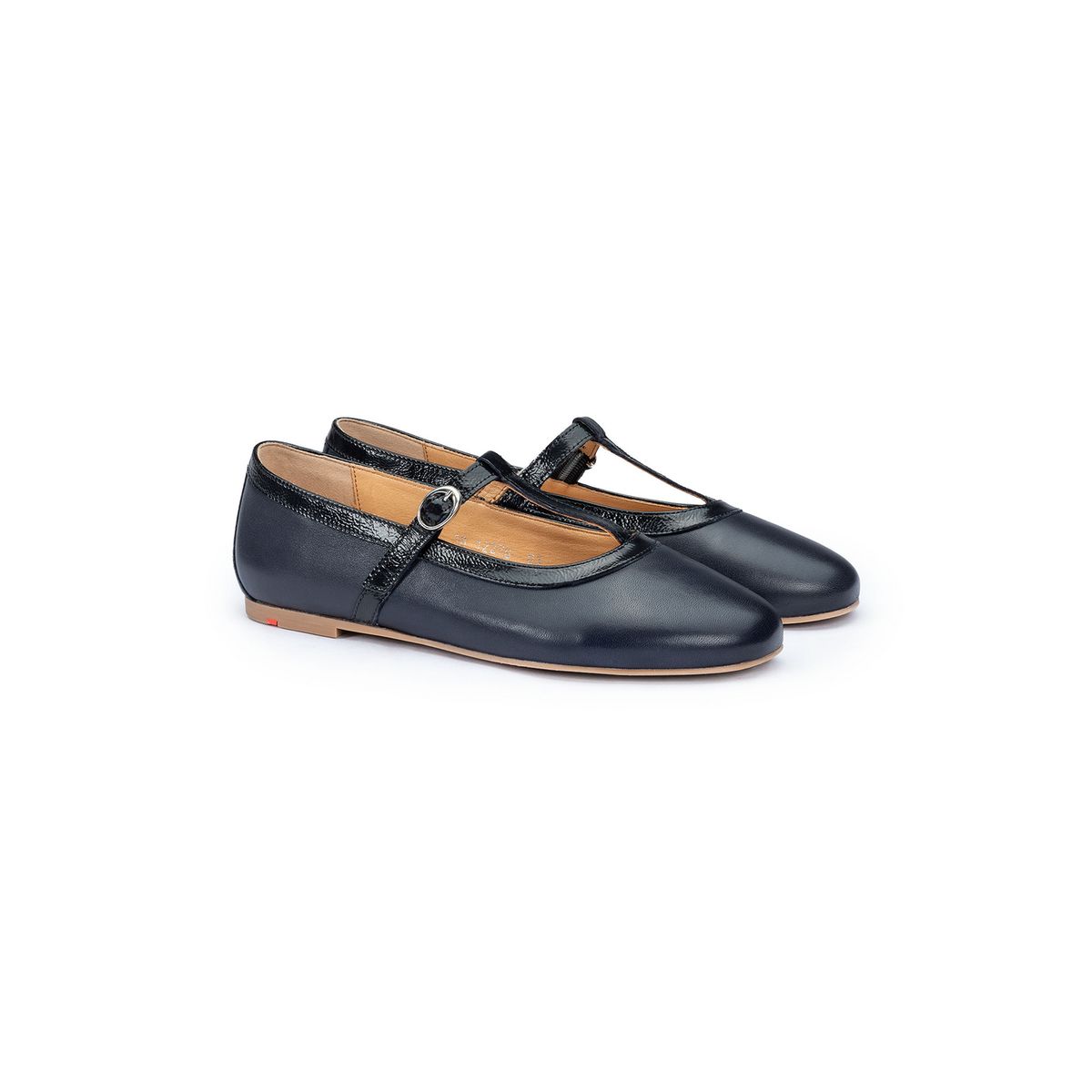 Leder-Mary-Janes mit Schnalle
